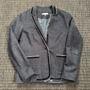 Drew- Gray Blazer with Black Trim